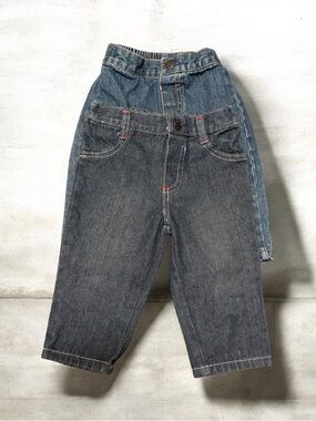 4 pair baby Denim Jeans/ shorts  - Blue/ red